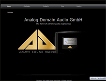 Tablet Screenshot of analogdomain.eu